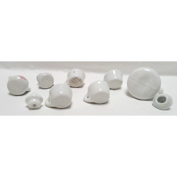 Vintage 1990s Miniature Dollhouse Porcelain 14 Piece Tea Set Pink Floral Design - Picture 8 of 8